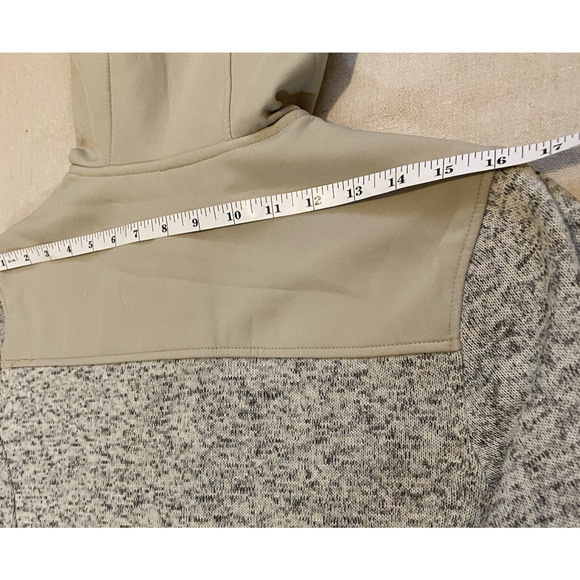 Canada Weatherguard Athletic Jacket Womens Size S/P Beige / Grey Fleece Coat - Picture 16 of 16